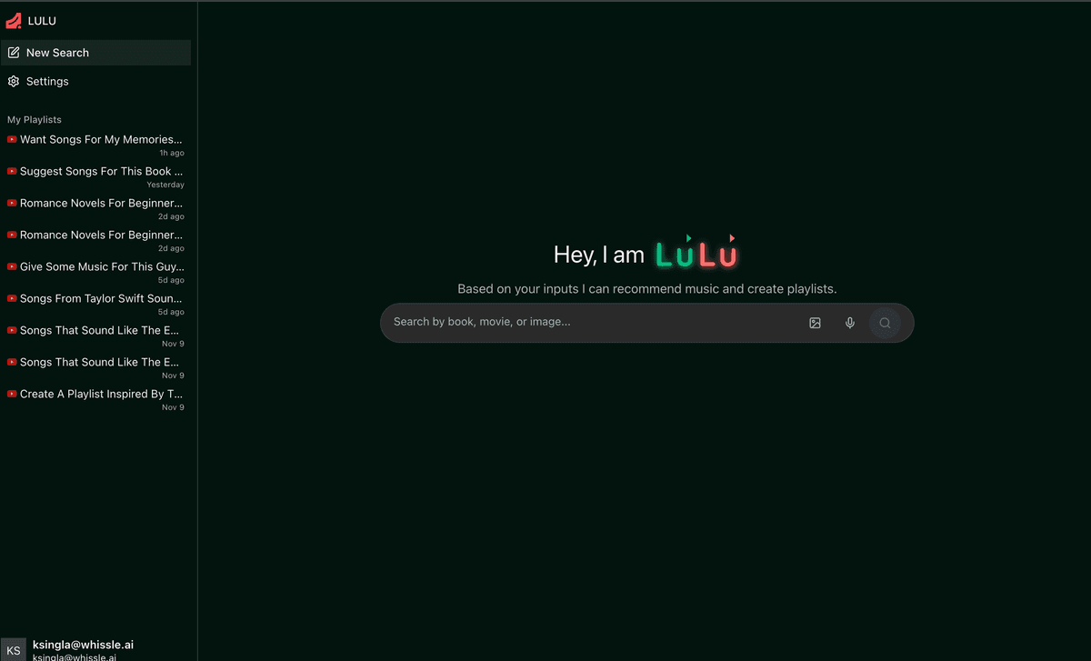 Music Webapp Screenshot 1